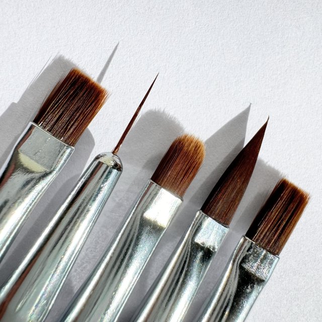 Nails UÃ±as Postizas De Juguete Pincel Lingua Pincel Especial Para