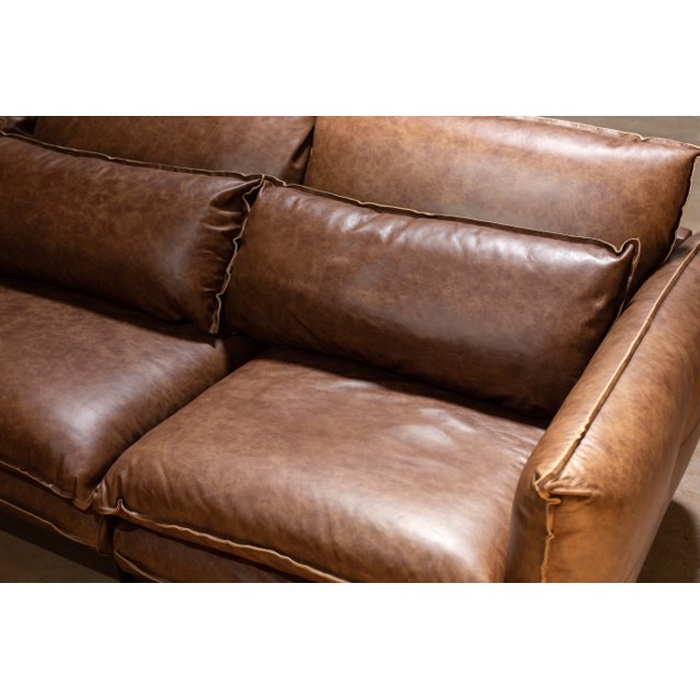 Sofá 3 Lugares em Couro (bipartido) Plamacol Plamacol