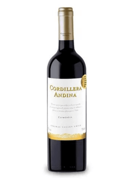Vinho Cordillera Andina Carmenere 750Ml