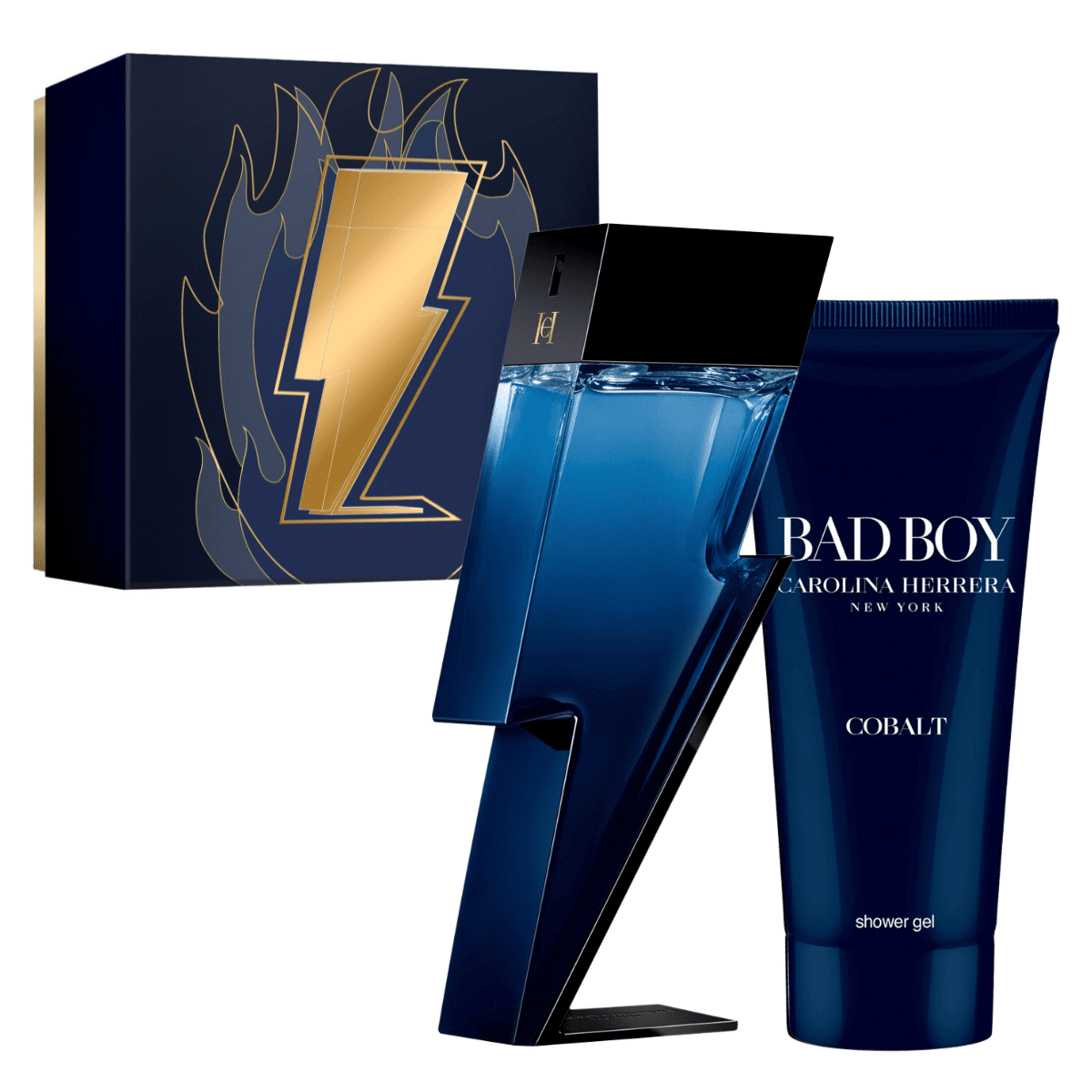 PERFUME MASCULINO BAD BOY COBALT CAROLINA HERRERA EDP 100 ML + AFTER