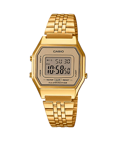 casio vintage dourado original