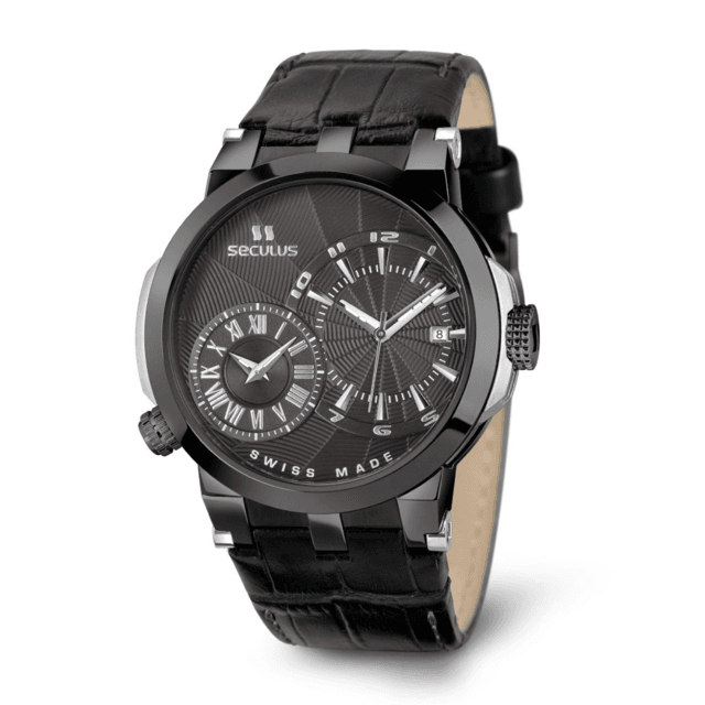 Relógio Masculino Seculus Swiss Made Preto 4511775Lbipbb | La Partier