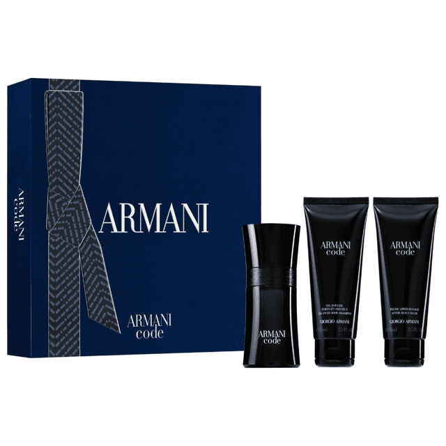 PERFUME MASCULINO ARMANI CODE GIORGIO ARMANI EDT 75 ML + SHOWER GEL 75ML E  AFTER SHAVE 75ML | La Partier