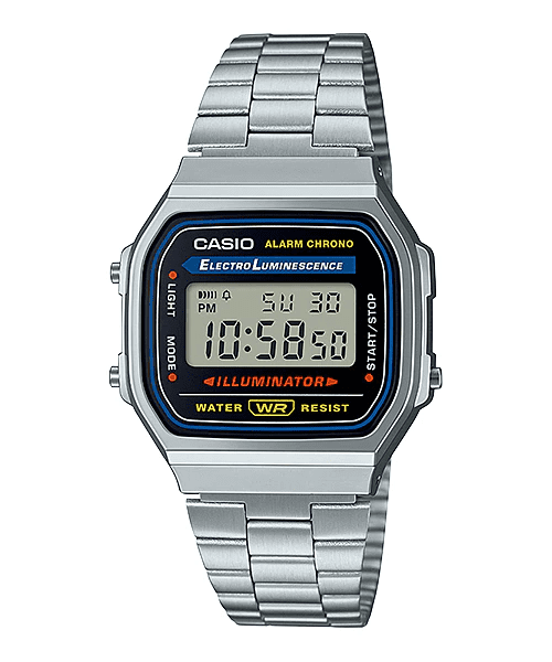 casio feminino vintage prata