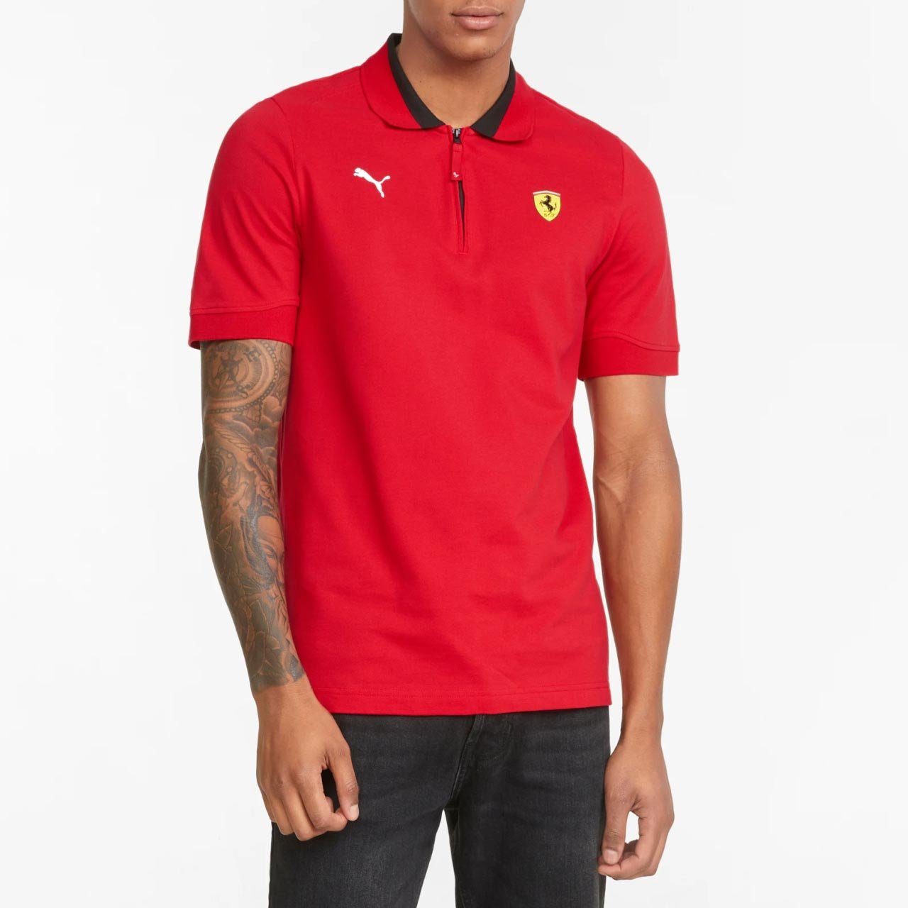 polo vermelho ferrari