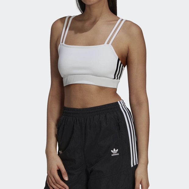 adidas Originals Wmns Bra Top - White - H37790 - sneakAvenue