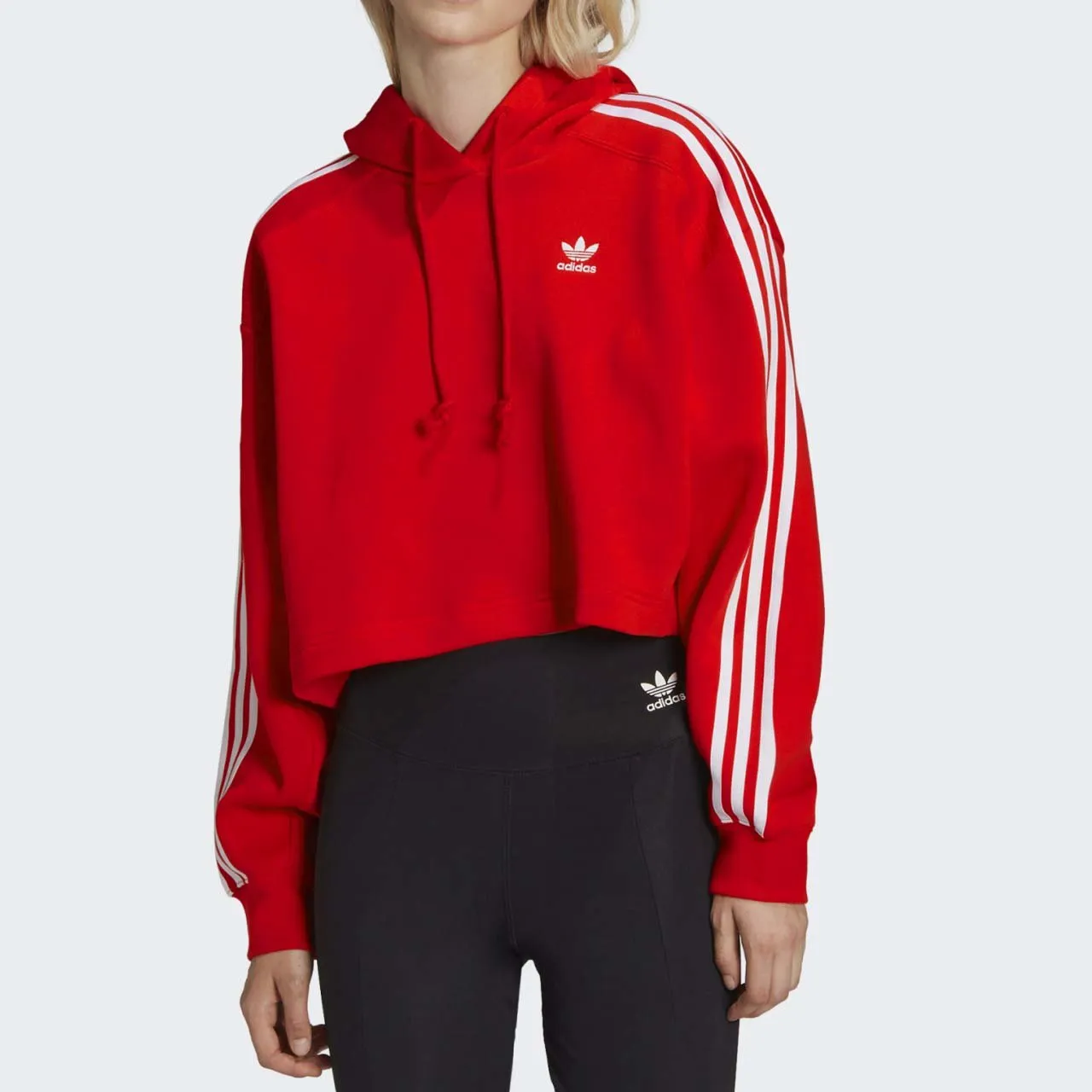Moletom Adidas Originals Cropped HC2017 Lojas Tisott Adidas