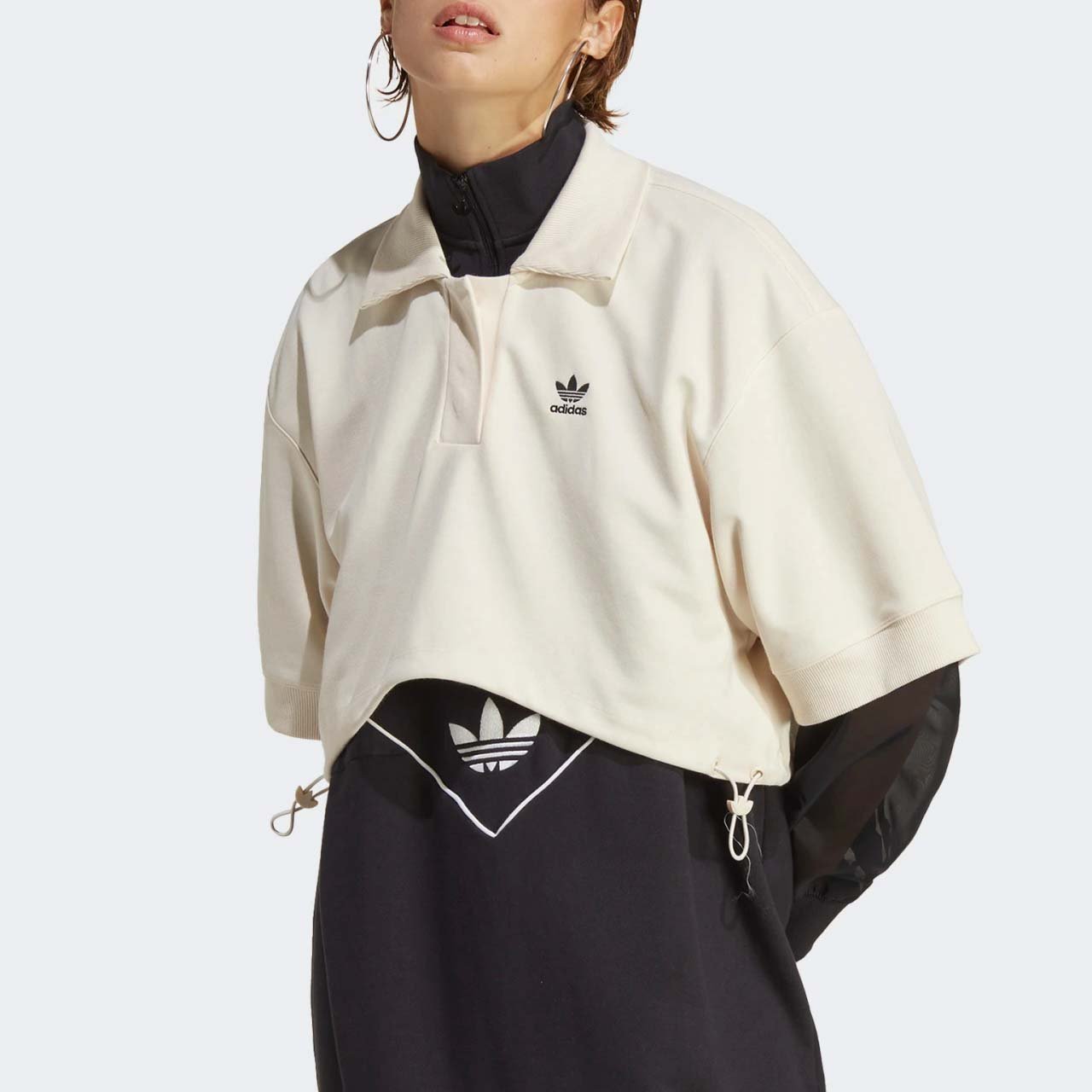 Cropped Polo Adidas Originals Always IC5589 | Lojas Tisott