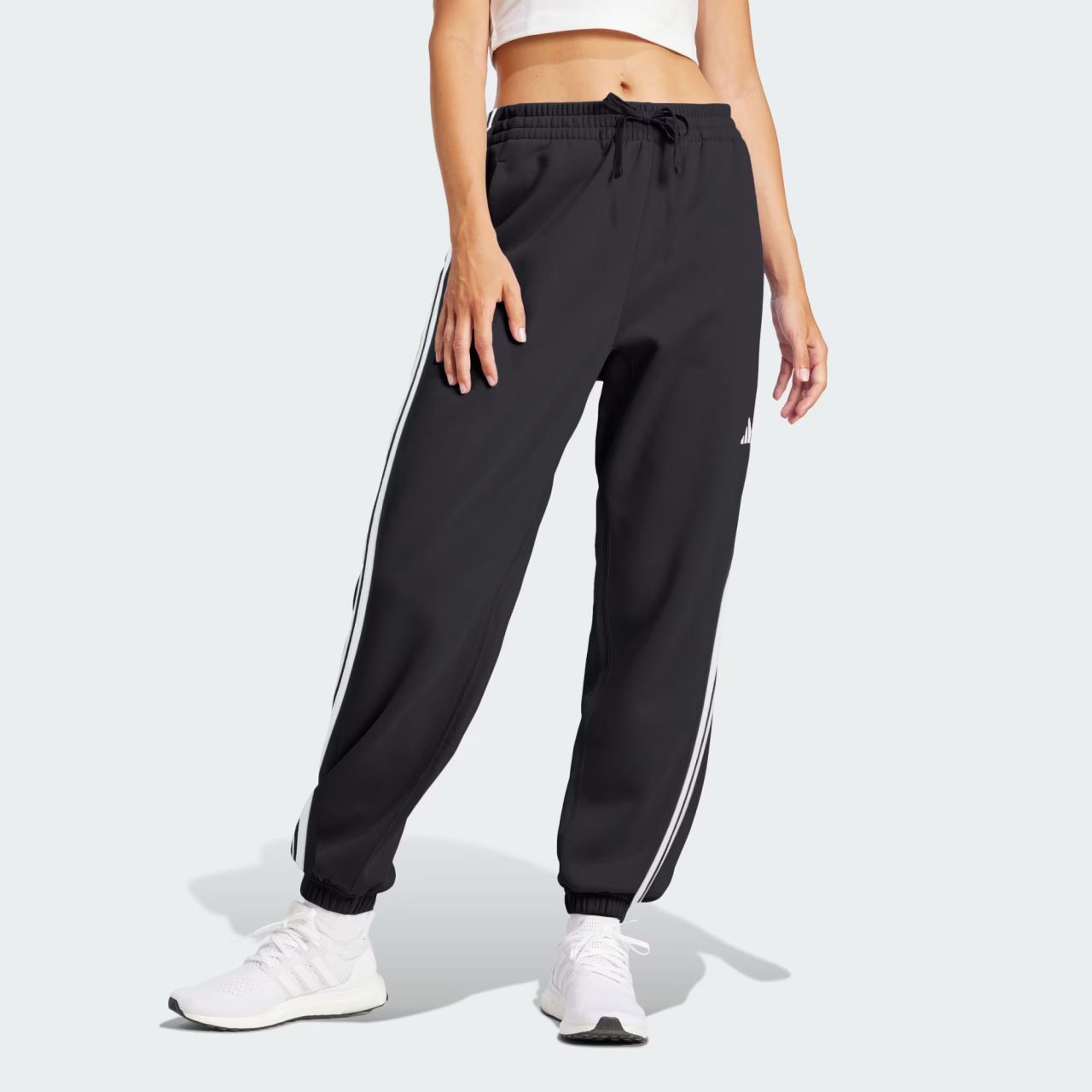 Calça Adidas Essentials French Terry 3 Stripes Jd5302 | Lojas