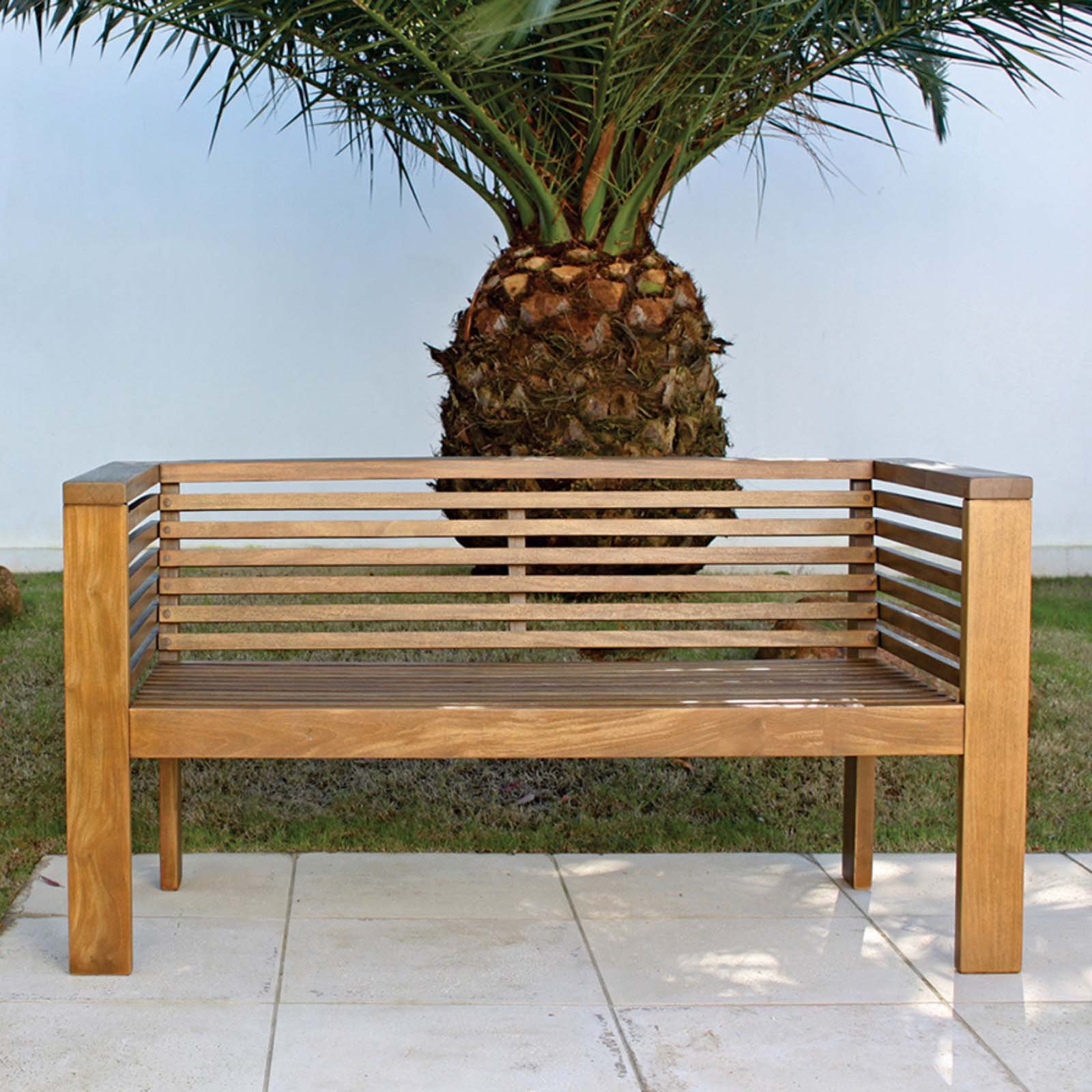 Banco Made 150cm em Madeira Natural Teca, Decorfy