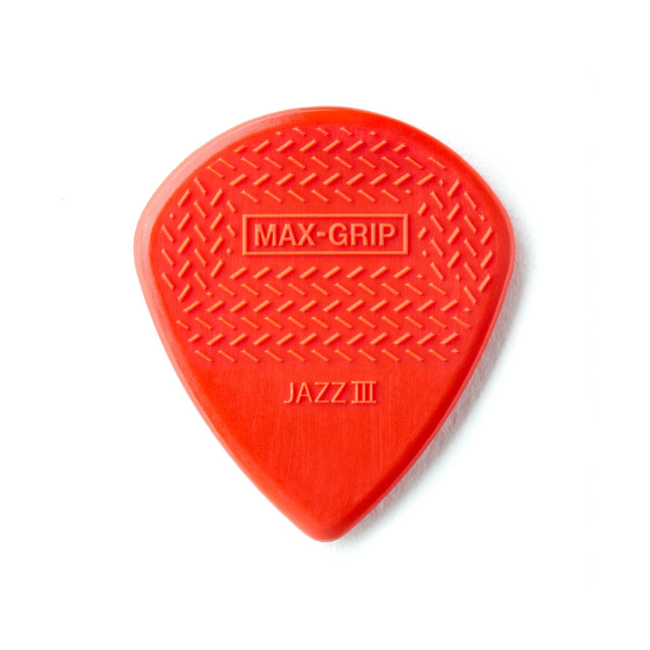 Palheta Jazz III Dunlop Max-Grip Vermelha Unidade