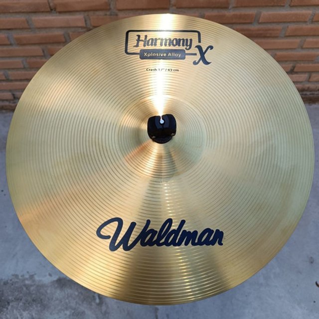 Prato 17 Waldman Harmony Crash Latão DAYS MUSIC STORE