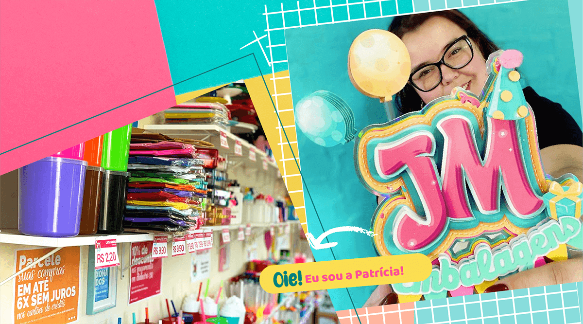 JM Embalagens para Festas | Brindes lisos para festas e papéis especiais!