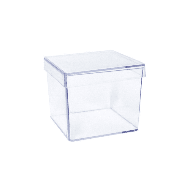 Caixinha De Acrilico 5x5 Transparente Pacote Com 10 Unidades Jm Embalagens Para Festas Caixinha De Acrilico 5x5 Transparente Pacote Com 10 Unidades Jm Embalagens Para Festas