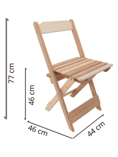 Jogo Conjunto Mesa Madeira 70 X 120Cm C/ 4 Cadeiras Madeira de Lei Maciça