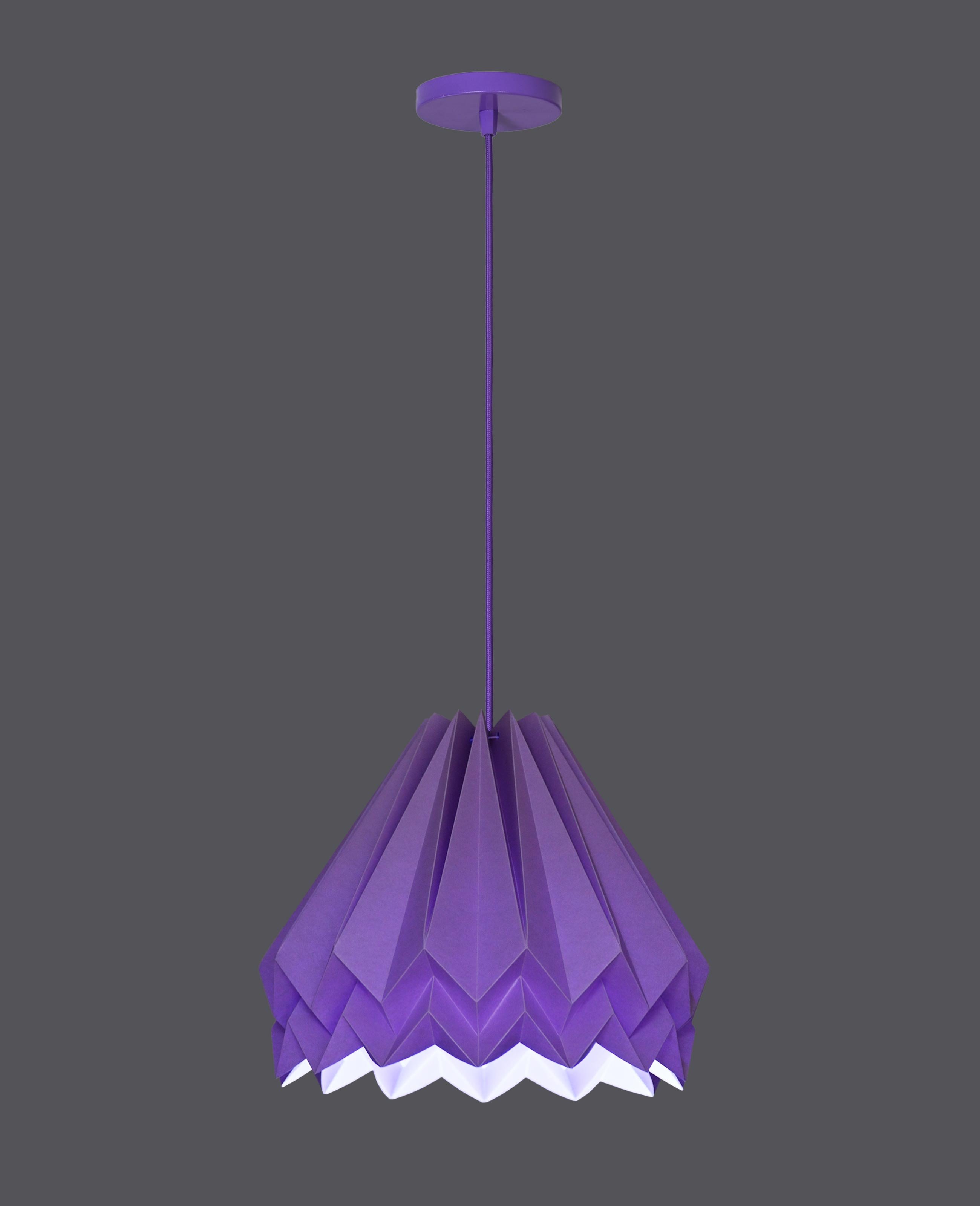 Luminária Kami Feita de origami em Papel Studio Luvi