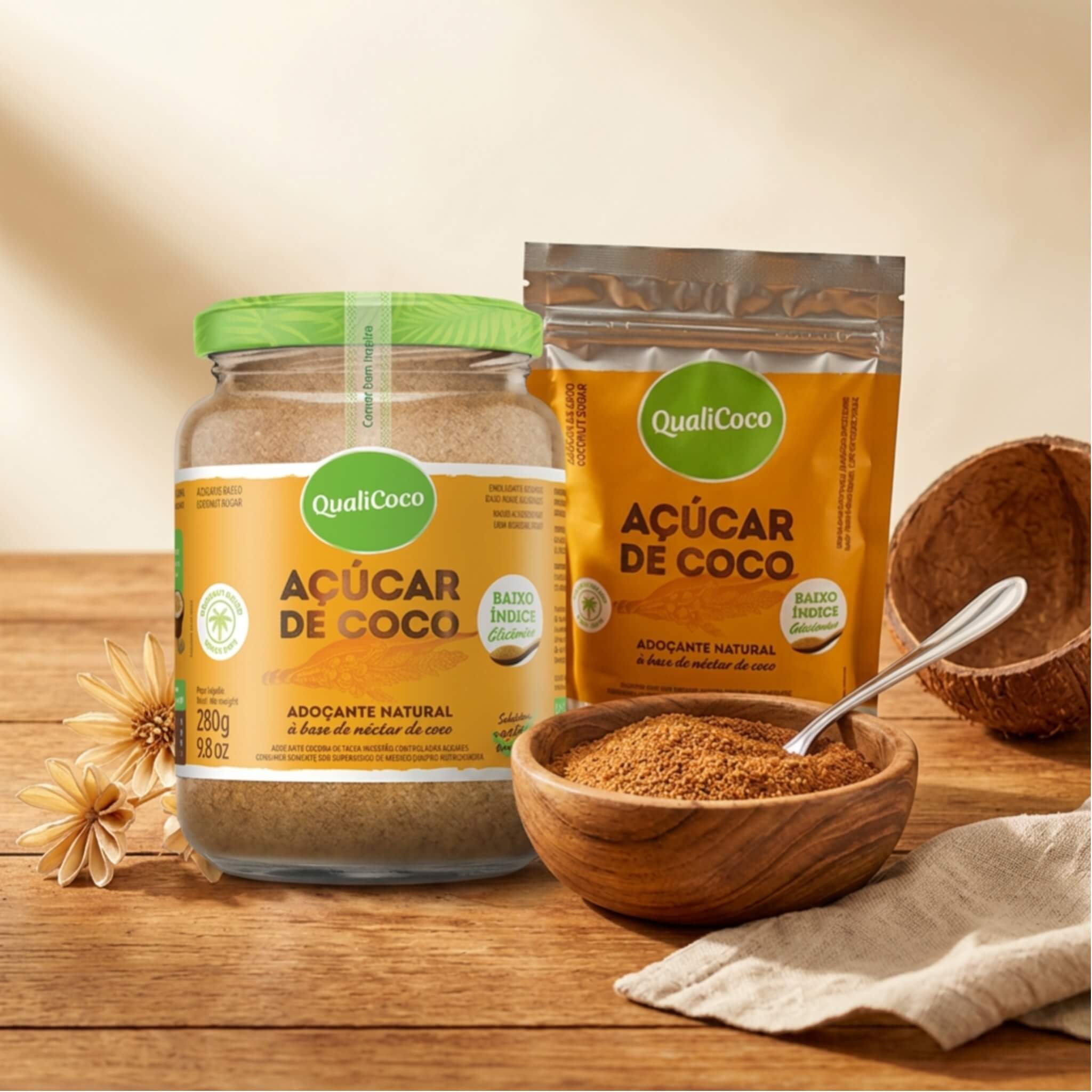 Açúcar de Coco x Adoçante: Qual é Mais Saudável? Veja as Diferenças ...