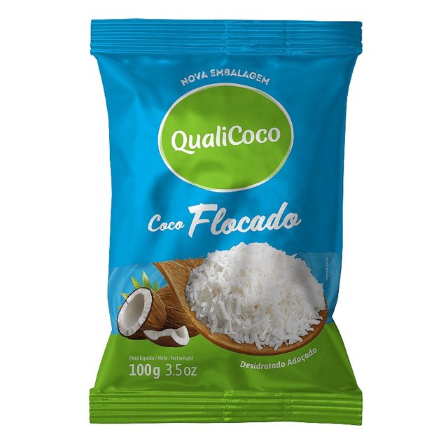 Coco Ralado Flocado QualiCoco 100g