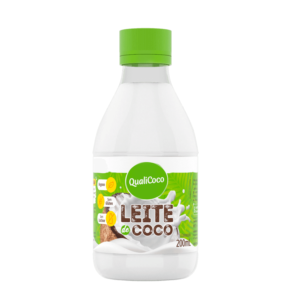 Leite de Coco QualiCoco 200mL – Cremoso e Sem Lactose | Loja QualiCoco