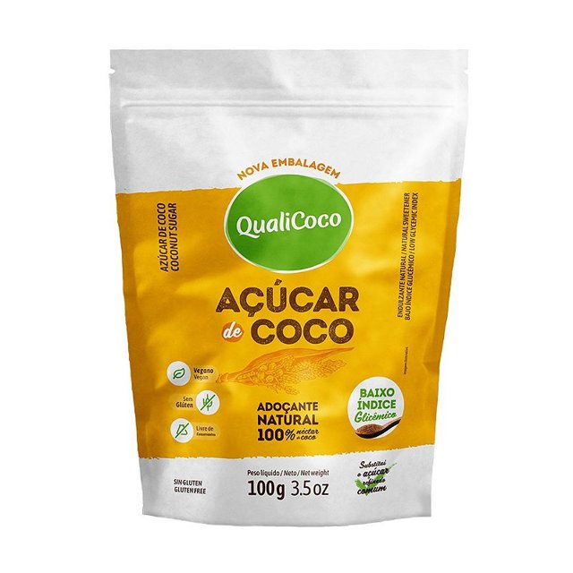 Açúcar de Coco QualiCoco 100g