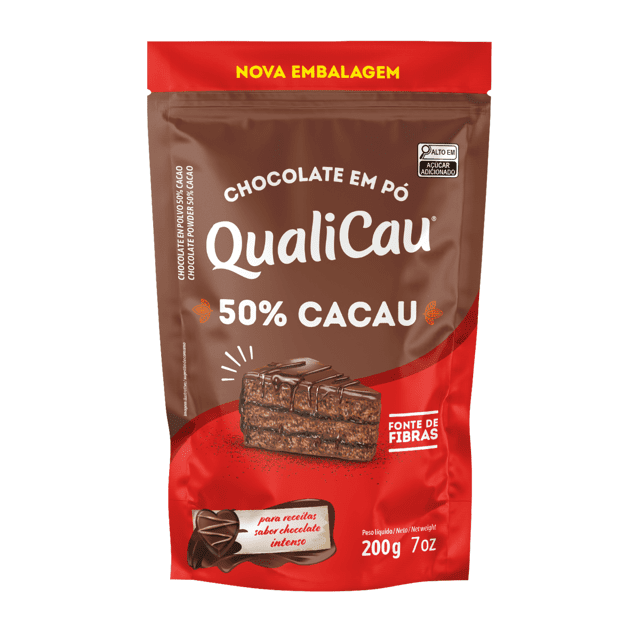 Chocolate em Pó 50% Cacau 200g
