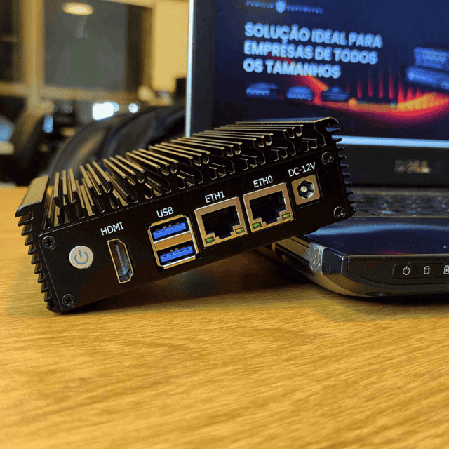 Appliance Firewall pfSense com AES-NI BM2B+ PLUS 3 Portas Gigabit