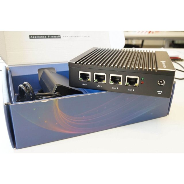 Appliance Firewall pfSense com AES-NI BM4A+ PLUS 4 Portas Gigabit