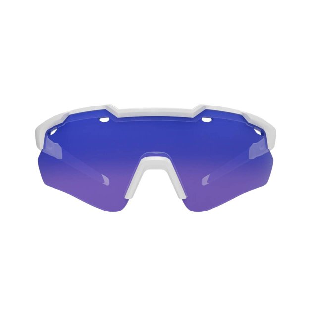 Óculos De Sol Shield Evo 2.0 Pearled White/ Blue Chrome