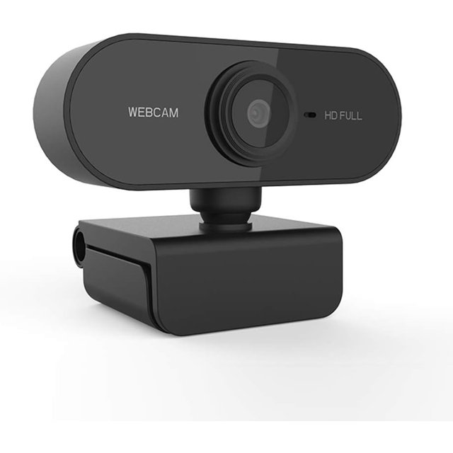 cam Full HD 1080p com microfone (Preto) Supremo Informática