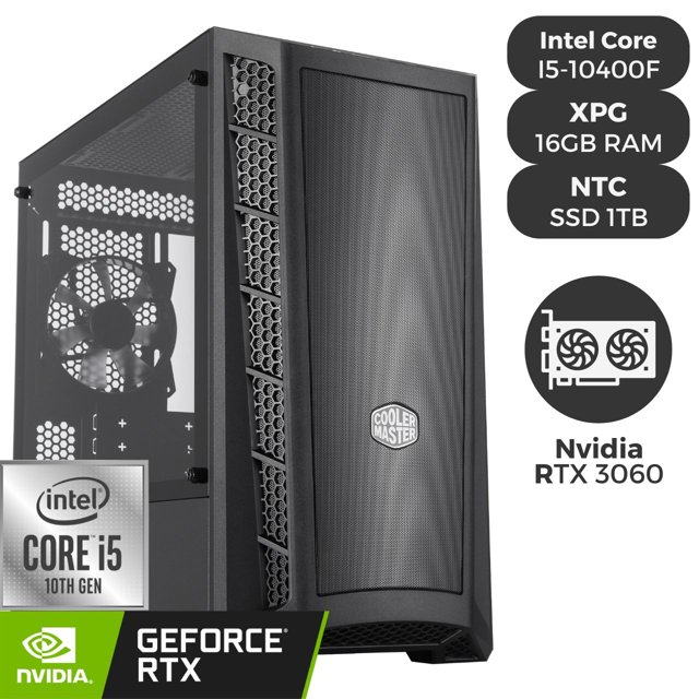 Core I5 Pc 10400f PC Gamer Intel Core I5-10400F, NVIDIA GeForce