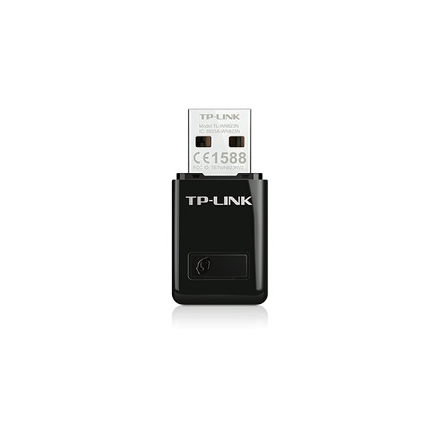 Mini Adaptador USB Wireless N 300Mbps TP Link - Wi-Fi x USB