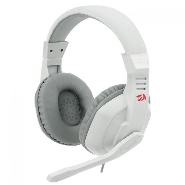Headset Gamer Redragon Ares Lunar White, Estéreo, Drivers 40mm