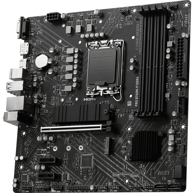 Placa Mae MSI PRO B760M-P DDR4, Socket LGA 1700, Chipset B760, 911-7E02-001
