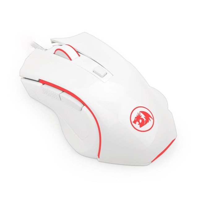 Mouse Gamer Redragon Nothosaur, 3200DPI, Com LED, Branco