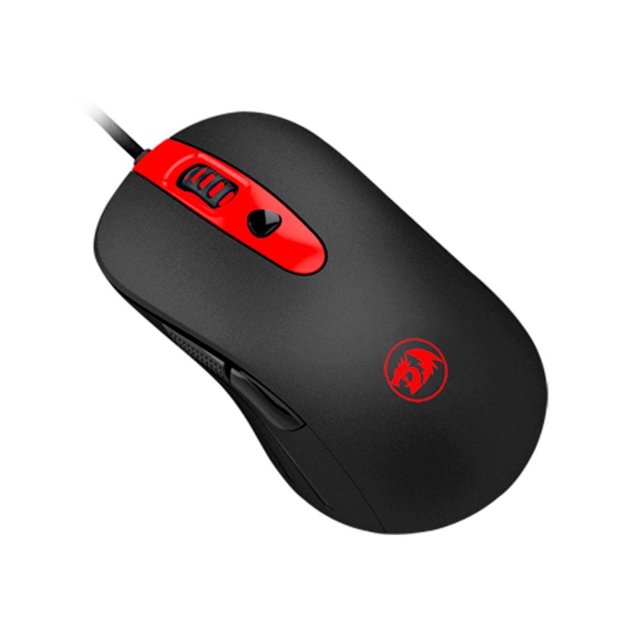 Mouse Gamer Redragon Cerberus RGB, Ambidestro, 7200 DPI, 6 Botões Programáveis, Preto