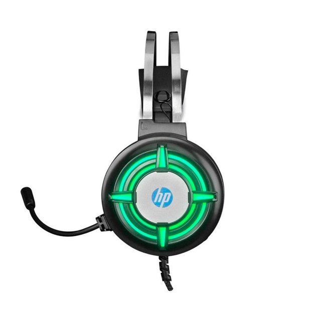 Headset Gamer Hp H120 Stereo C/ Microfone P2 Led - Preto