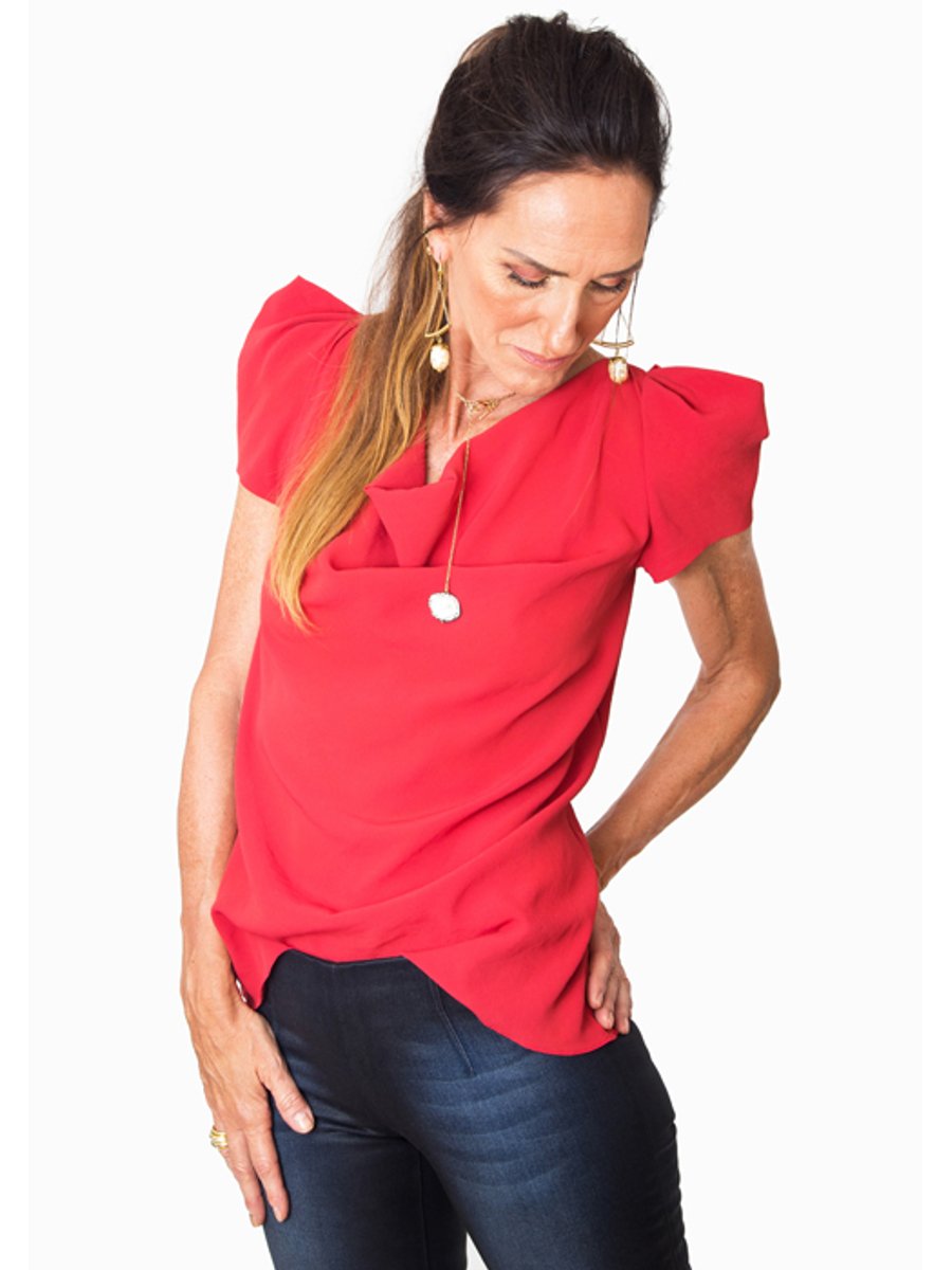 blusa de coral