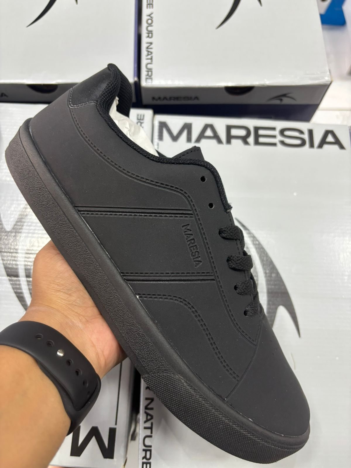 TENIS MARESIA FLOREST PRETO/PRETO