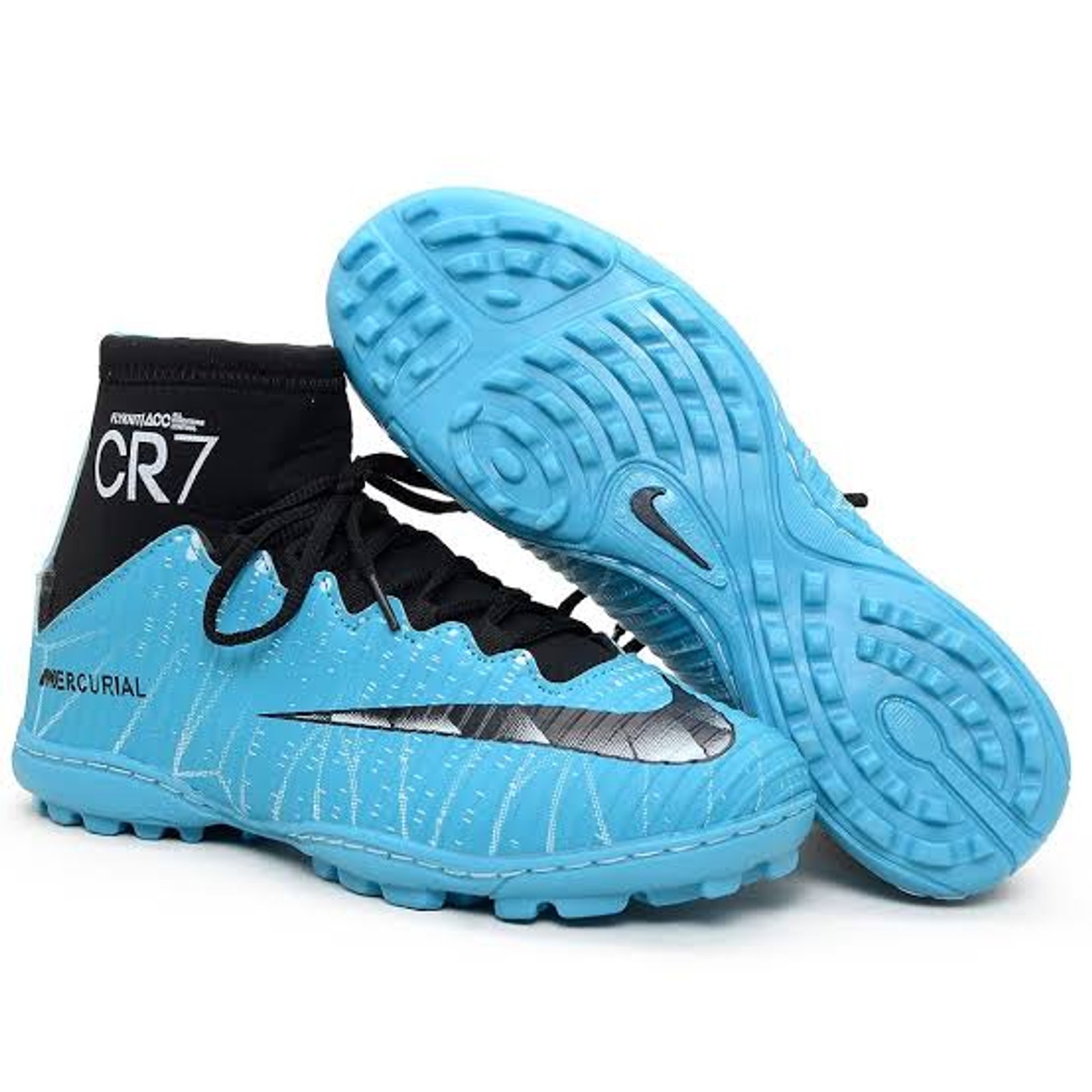 Botinha Society Chuteira Society Infantil Nike Cr7 Mercurial