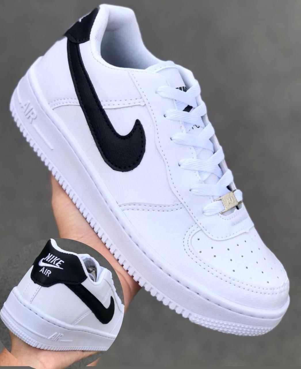 Nike Air Force Branco e Preto - Comprar em Fwstoree