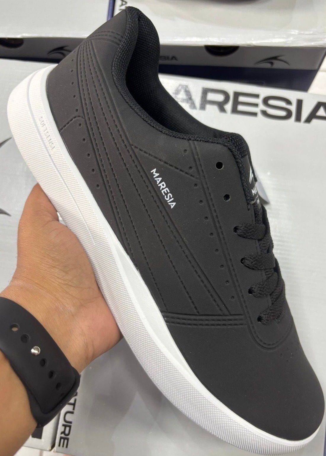 TENIS MARESIA FLOATER PRETO/BRANCO - Main Image