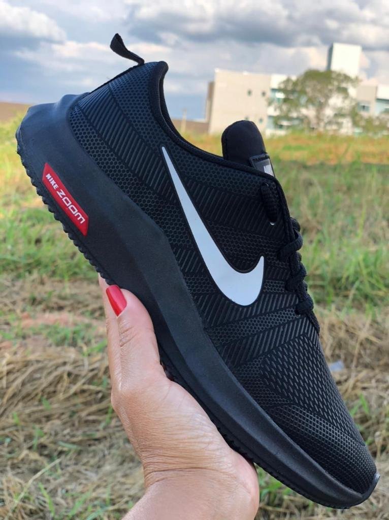 NIKE ZOOM PRETO /PONTO VERMELHO | Wolf Premium