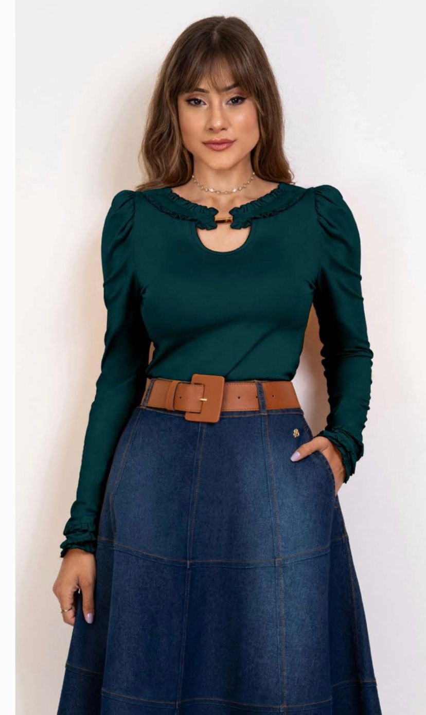 blusa modesta