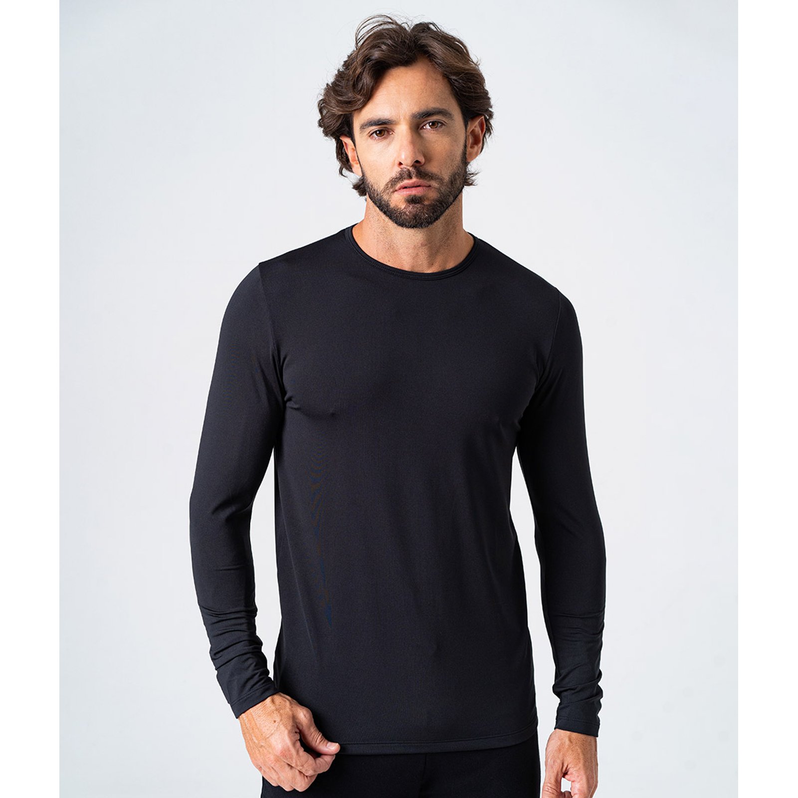 Decote V Blusa Térmica Feminina Frio Vestido Curto Vestido