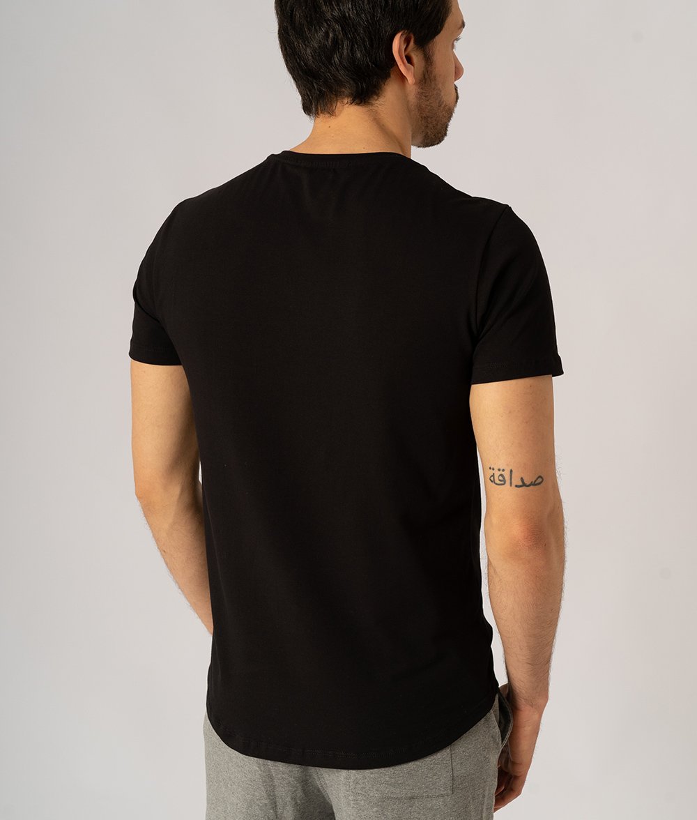 Camiseta Algodão Egípcio Slim Masculina