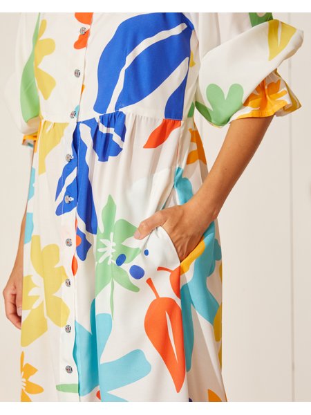 Vestido Grécia Floral Matisse