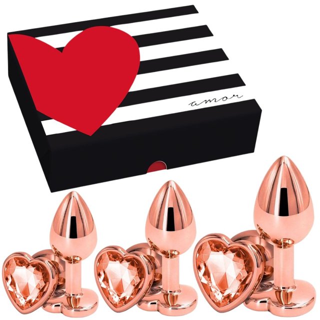 Kit Plug Anal Corao Rose P M G Sex Shop Prazer Intenso | Hot Sex Shop Kit Plug Anal Corao Rose P M G Sex Shop Prazer Intenso | Hot Sex Shop