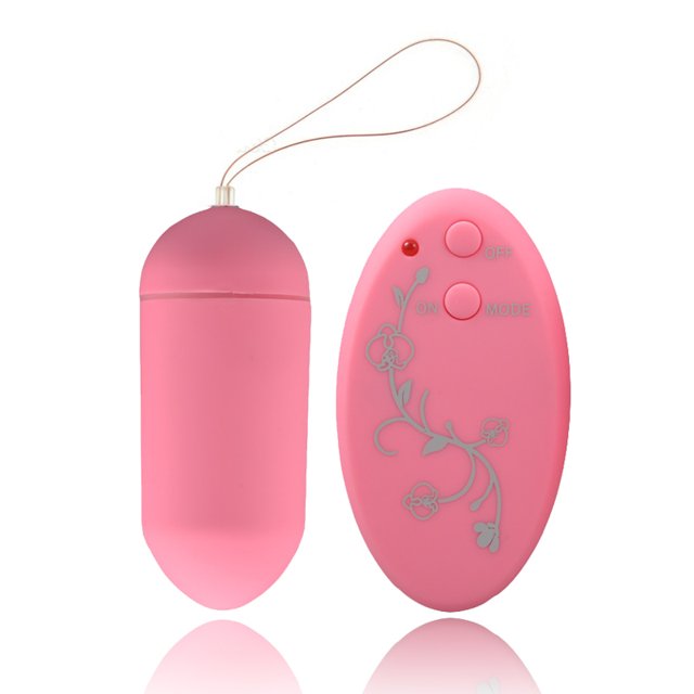 Bullet Ovo Vibratório Rosa 10 Modos de Vibração Controle Sem Fio