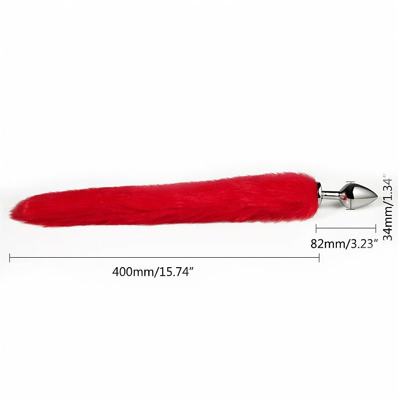 compre-online-plug-anal-joia-metal-com-rabo-tail-vermelho-40cm-4