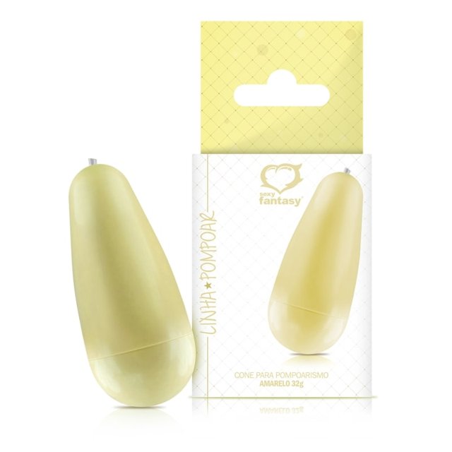 Cone Vaginal Peso para Pompoarismo 32g Cordão em Silicone